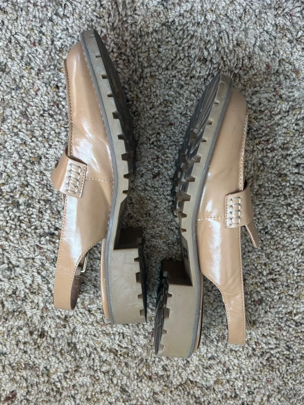 Women's Tan Slingback Loafers - Picture 3 of 7